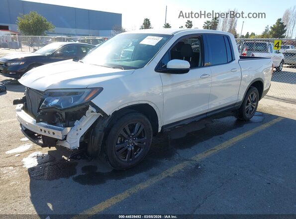 5FPYK2F10KB007115 2019 HONDA RIDGELINE White Передня ліва чверть