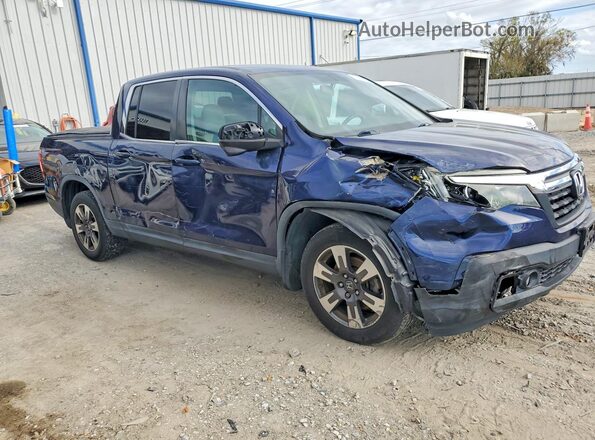 5FPYK2F61HB007094 2017 HONDA RIDGELINE Blue Przód prawy