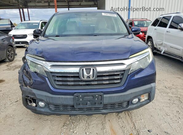 5FPYK2F61HB007094 2017 HONDA RIDGELINE Blue Widok z przodu