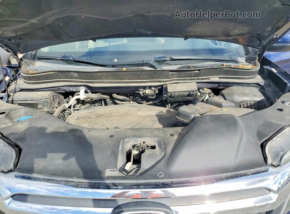 5FPYK2F61HB007094 2017 HONDA RIDGELINE Blue Widok wnętrza z tyłu