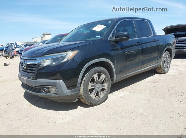 5FPYK2F68KB005592 2019 HONDA RIDGELINE Black წინა მარცხენა ხედი სამი მეოთხედიდან