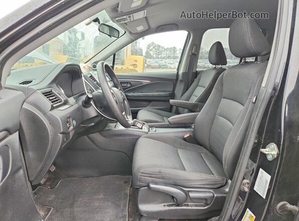 5FPYK3F12KB047721 2019 HONDA RIDGELINE Black წინა სალონის ხედი