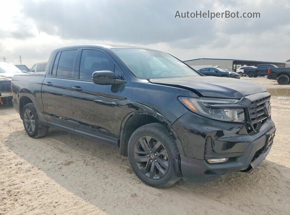 5FPYK3F12PB048780 2023 HONDA RIDGELINE Черный Передняя правая четверть