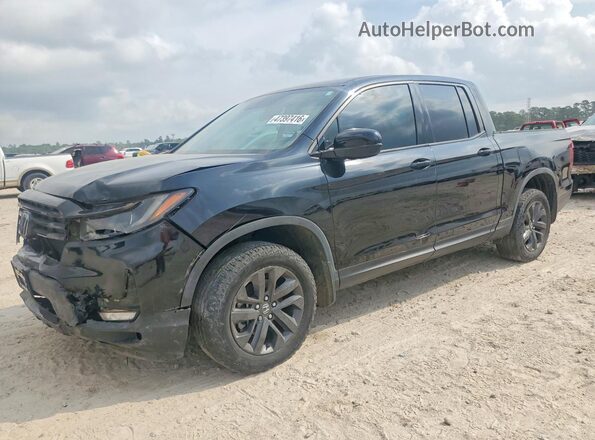 5FPYK3F12PB048780 2023 HONDA RIDGELINE Черный Передняя левая четверть