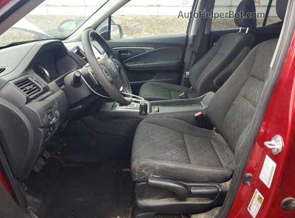 5FPYK3F1XNB011974 2022 HONDA RIDGELINE Красный Вид салона спереди