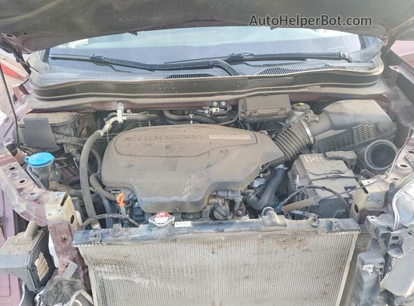 5FPYK3F47HB021392 2017 HONDA RIDGELINE Бордовый Вид задней части салона
