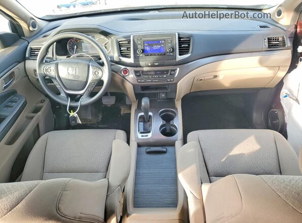 5FPYK3F47HB021392 2017 HONDA RIDGELINE Бордовый Вид панели приборов
