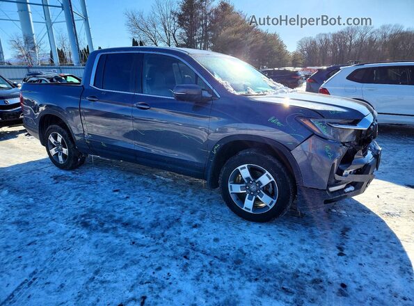 5FPYK3F50RB007635 2024 HONDA RIDGELINE Gray Przód prawy
