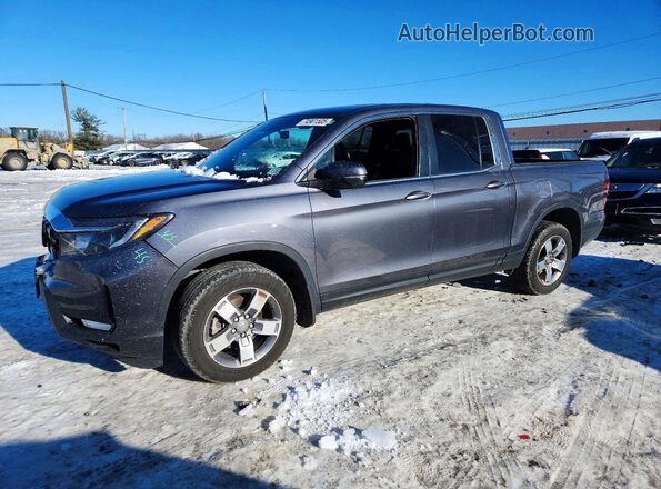 5FPYK3F50RB007635 2024 HONDA RIDGELINE Gray Przód lewy