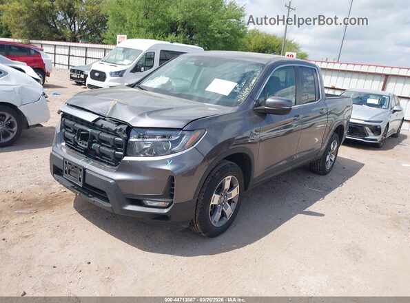 5FPYK3F50SB041418 2025 HONDA RIDGELINE Серый Передняя левая четверть