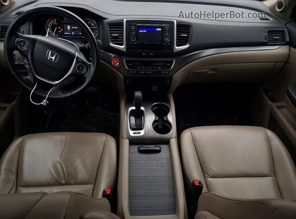 5FPYK3F51HB011398 2017 HONDA RIDGELINE Белый Вид панели приборов