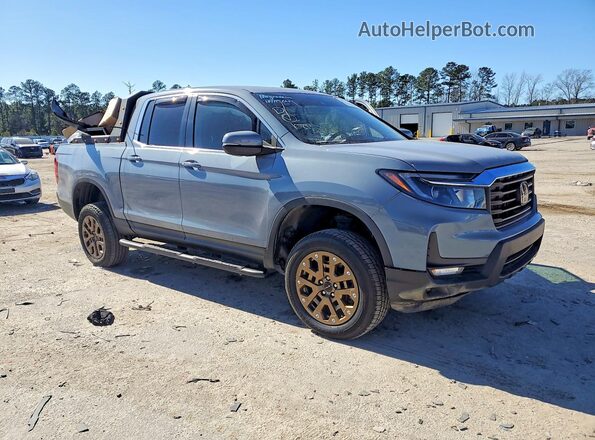 5FPYK3F51PB056534 2023 HONDA RIDGELINE Синий Передняя правая четверть
