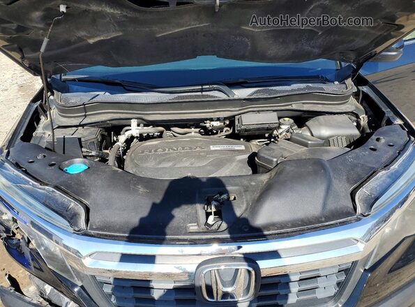 5FPYK3F53HB019714 2017 HONDA RIDGELINE Черный Вид задней части салона