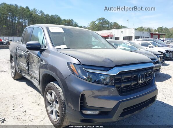 5FPYK3F55SB041334 2025 HONDA RIDGELINE Gray Przód prawy