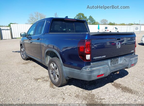 5FPYK3F5XKB016350 2019 HONDA RIDGELINE Синий Задняя левая четверть