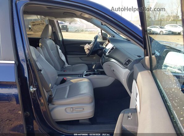 5FPYK3F60KB031822 2019 HONDA RIDGELINE Dark Blue წინა სალონის ხედი
