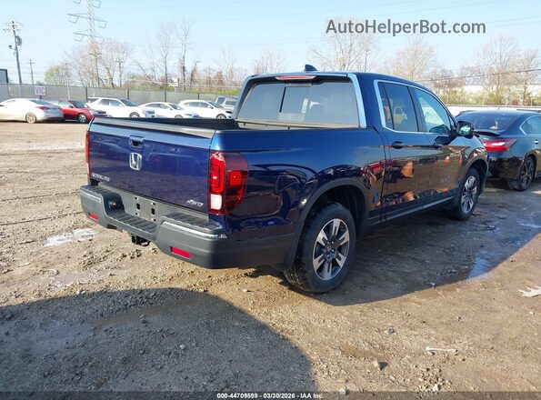5FPYK3F60KB031822 2019 HONDA RIDGELINE Dark Blue უკანა მარჯვენა