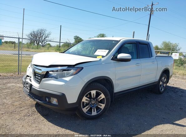 5FPYK3F64JB014374 2018 HONDA RIDGELINE White წინა მარცხენა ხედი სამი მეოთხედიდან