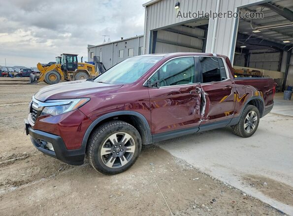 5FPYK3F68KB033608 2019 HONDA RIDGELINE Burgundy Przód lewy