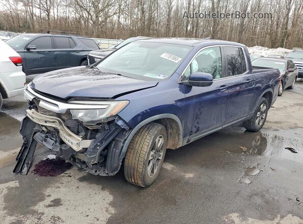 5FPYK3F6XKB031519 2019 HONDA RIDGELINE Blue Front left