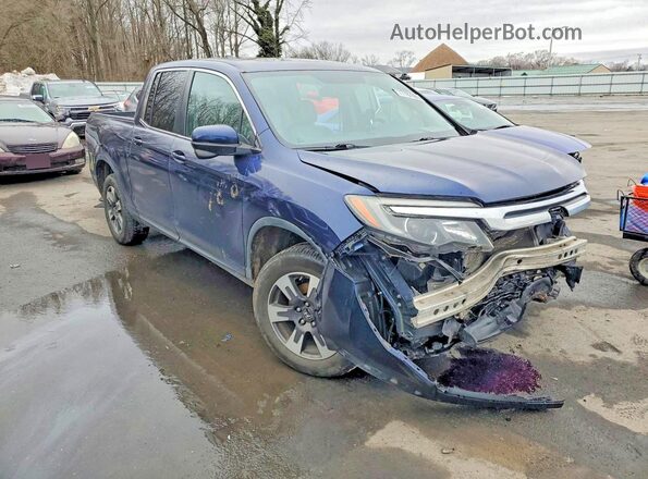 5FPYK3F6XKB031519 2019 HONDA RIDGELINE Blue Front right