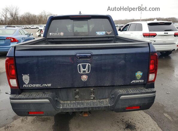 5FPYK3F6XKB031519 2019 HONDA RIDGELINE Blue Rear view