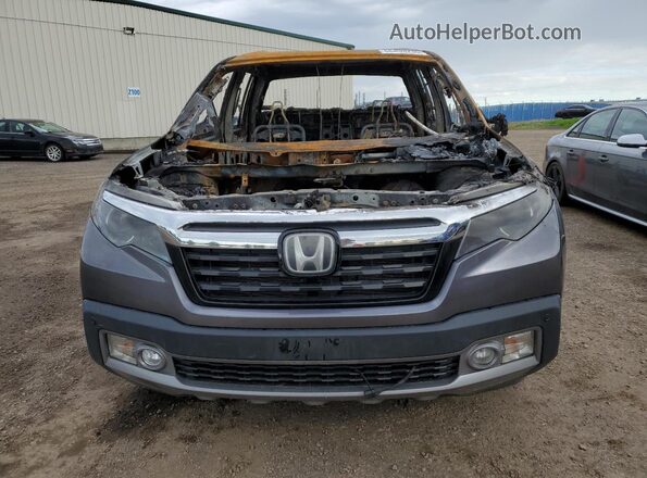 5FPYK3F71KB502014 2019 HONDA RIDGELINE Gray Front view