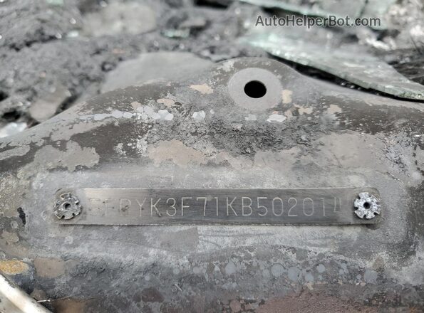5FPYK3F71KB502014 2019 HONDA RIDGELINE Gray Engine compartment view