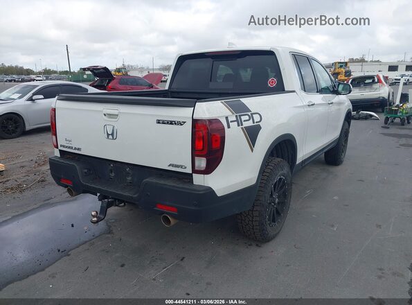 5FPYK3F73MB011124 2021 HONDA RIDGELINE Белый Задняя правая четверть