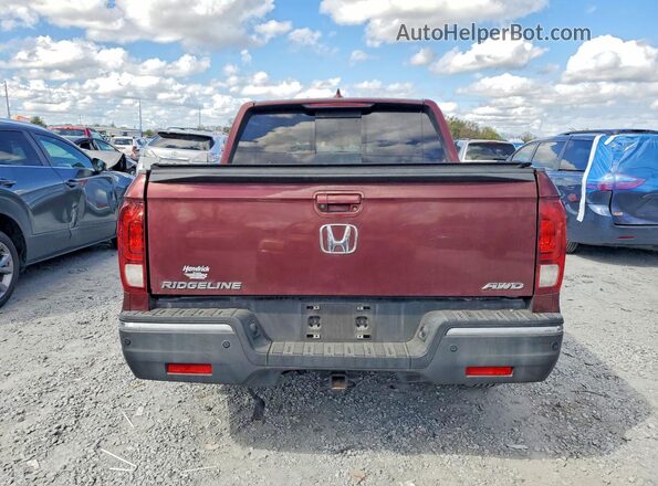 5FPYK3F74KB000050 2019 HONDA RIDGELINE Burgundy Widok z tyłu