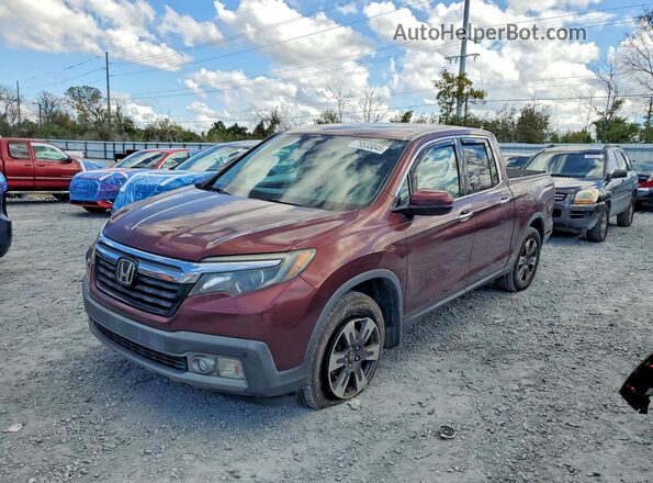 5FPYK3F74KB000050 2019 HONDA RIDGELINE Burgundy Przód lewy