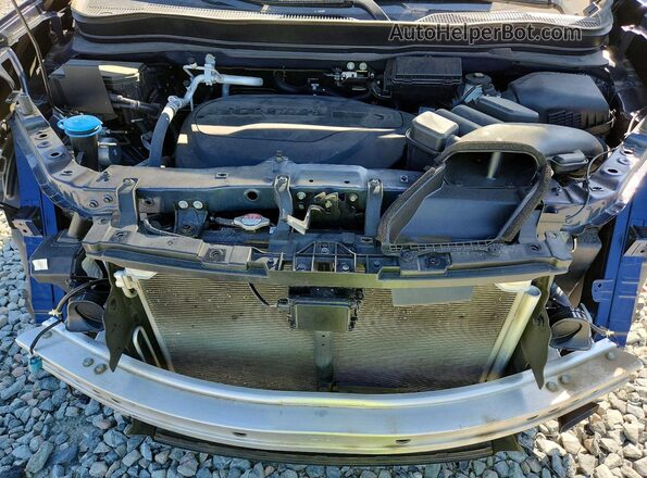 5FPYK3F74PB028518 2023 HONDA RIDGELINE Синий Вид задней части салона