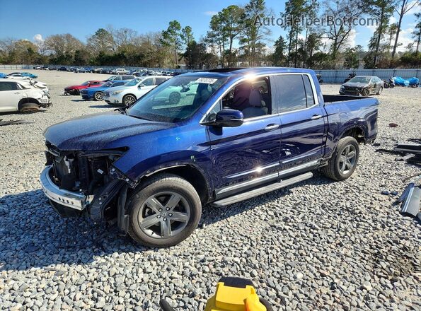 5FPYK3F74PB028518 2023 HONDA RIDGELINE Синий Передняя левая четверть