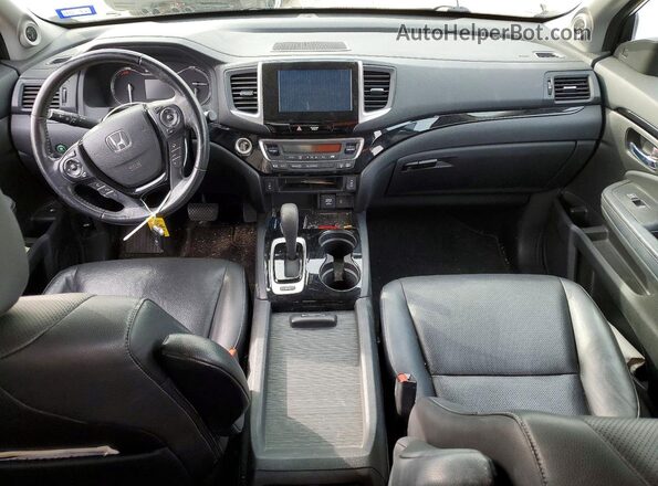 5FPYK3F75HB027492 2017 HONDA RIDGELINE Белый Вид панели приборов