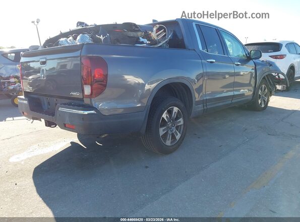 5FPYK3F76JB012599 2018 HONDA RIDGELINE Серый Задняя правая четверть