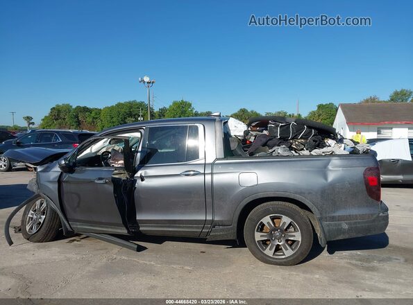 5FPYK3F76JB012599 2018 HONDA RIDGELINE Серый Вид задней части салона
