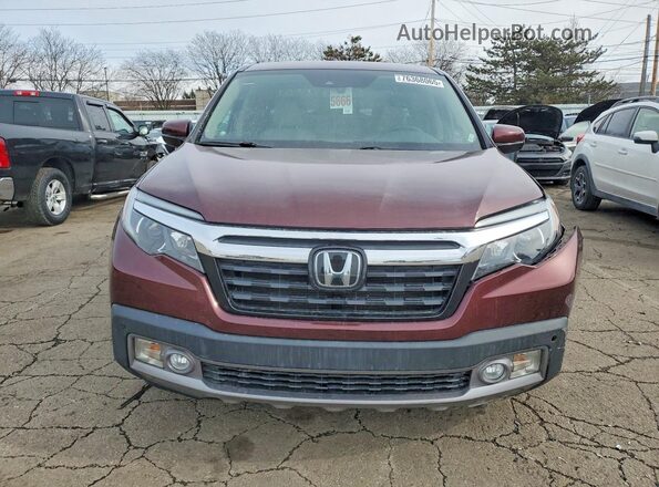 5FPYK3F78HB034064 2017 HONDA RIDGELINE Burgundy Вид спереду