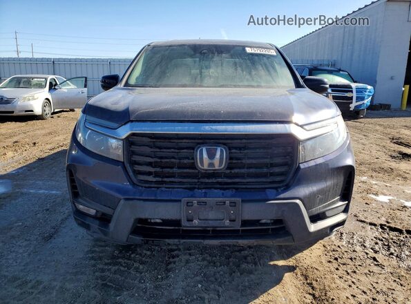 5FPYK3F78NB014991 2022 HONDA RIDGELINE Синий Вид спереди