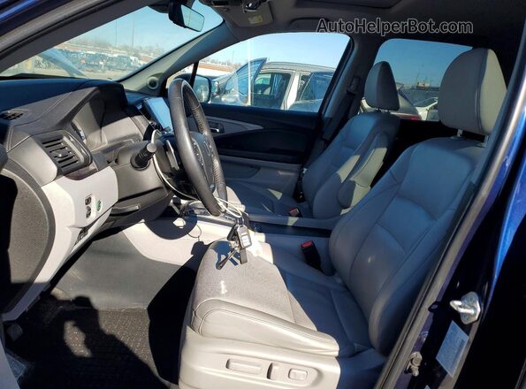 5FPYK3F78NB014991 2022 HONDA RIDGELINE Синий Вид салона спереди