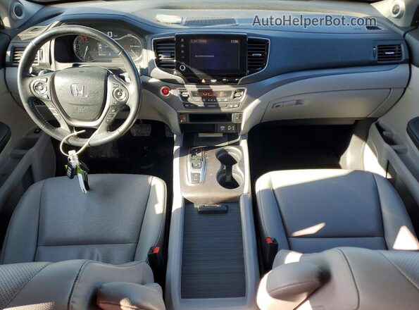 5FPYK3F78NB014991 2022 HONDA RIDGELINE Синий Вид панели приборов