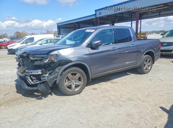 5FPYK3F78NB026252 2022 HONDA RIDGELINE Gray Przód lewy