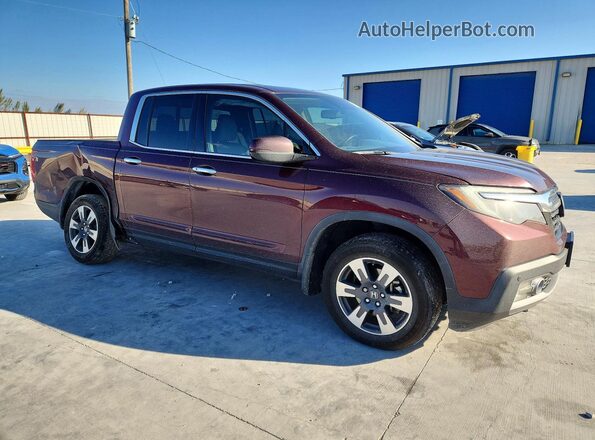 5FPYK3F79KB016602 2019 HONDA RIDGELINE Красный Передняя правая четверть