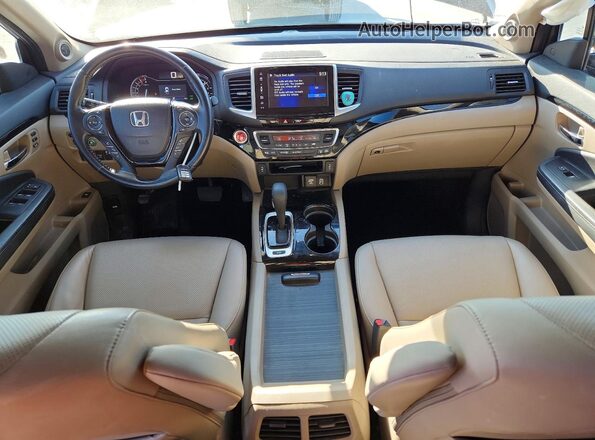 5FPYK3F79KB016602 2019 HONDA RIDGELINE Красный Вид панели приборов