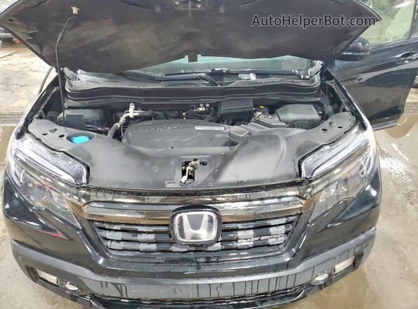 5FPYK3F81HB005871 2017 HONDA RIDGELINE Черный Вид задней части салона