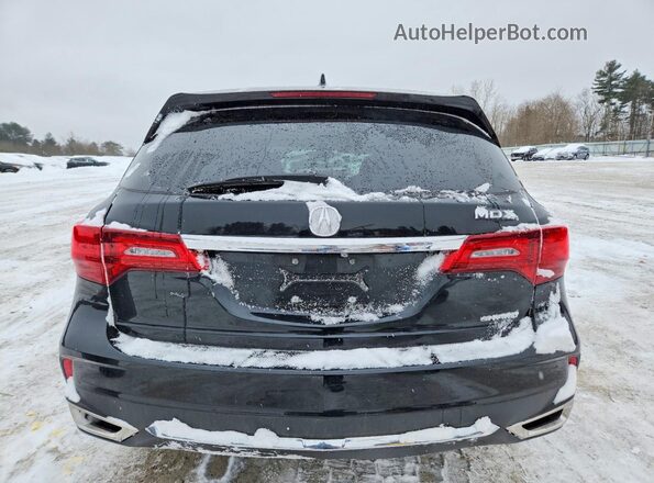 5FRYD4H3XHB014433 2017 ACURA MDX Черный Вид сзади