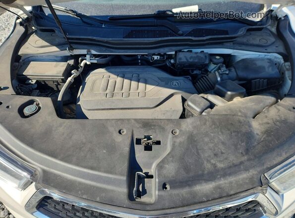 5FRYD4H83HB020649 2017 ACURA MDX Белый Вид задней части салона