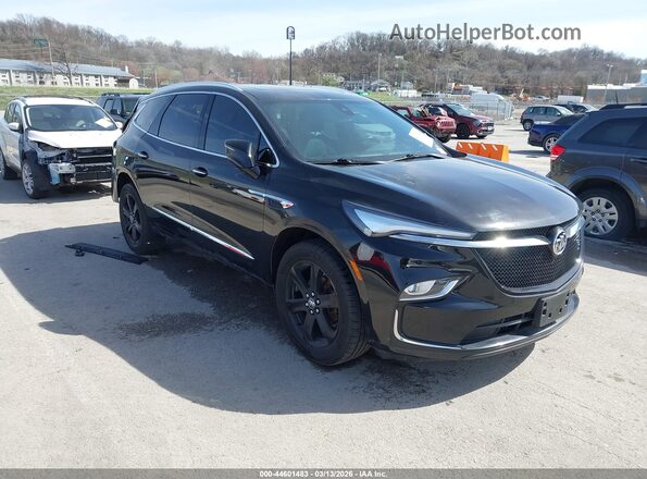 5GAERBKW2PJ194450 2023 BUICK ENCLAVE Черный Передняя правая четверть