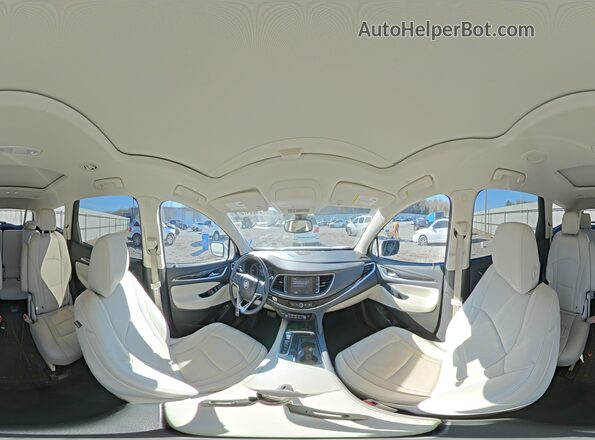 5GAERBKW2PJ197798 2023 BUICK ENCLAVE White Widok wnętrza 360 stopni