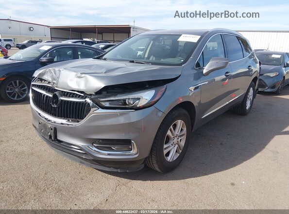 5GAERBKW5KJ197092 2019 BUICK ENCLAVE Gray წინა მარცხენა ხედი სამი მეოთხედიდან