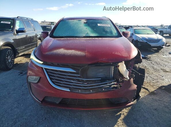 5GAERBKW7NJ115545 2022 BUICK ENCLAVE Темно-бордовый Вид спереди